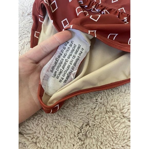 Kortni Jeane High Waist Diamonds Youth 12/13 Swim Bottoms Bikini Q2 - Picture 4 of 5